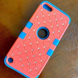 Hot Pink and Blue IPod Case